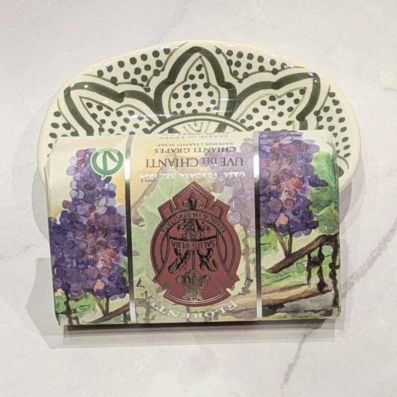 Toscansk Handgjord Tvål -Druvor 200g